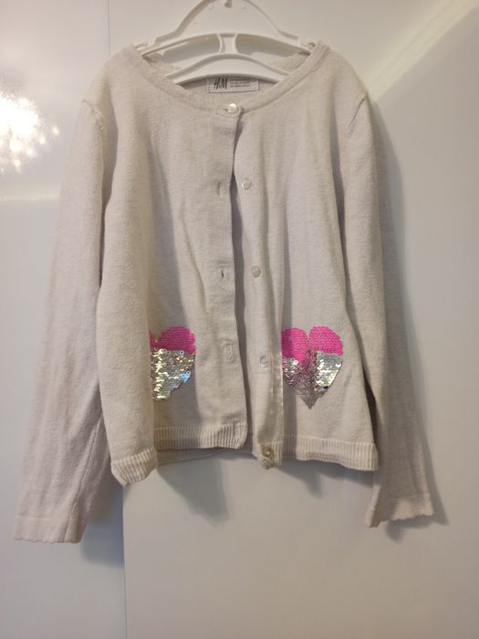 Sweterek dla dziewczynki H&M 110/116