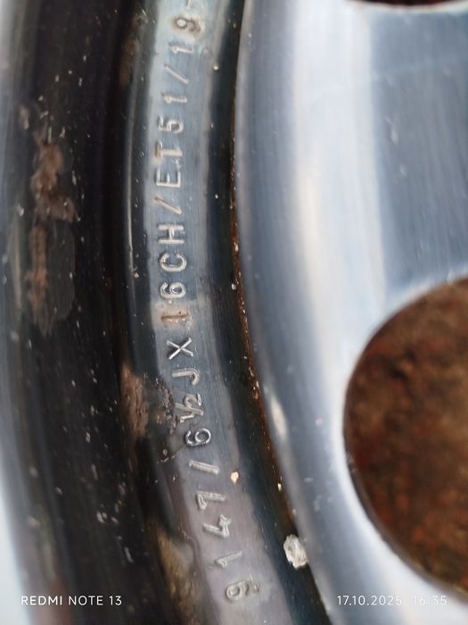 Felgi Stalowe KIA, HYUNDAI 6,5Jx16 (5x114,3,ET51)