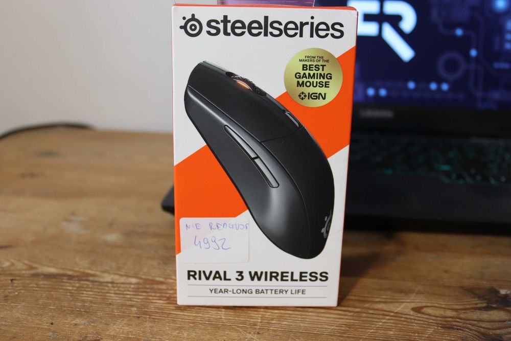 Myszka bezprzewodowa SteelSeries Rival 3 (4992)