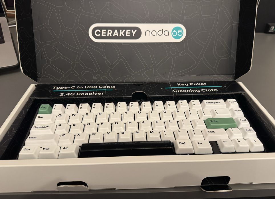 Klawiatura z ceramicznymi klawiszami Cerakey Nada 65 Panda