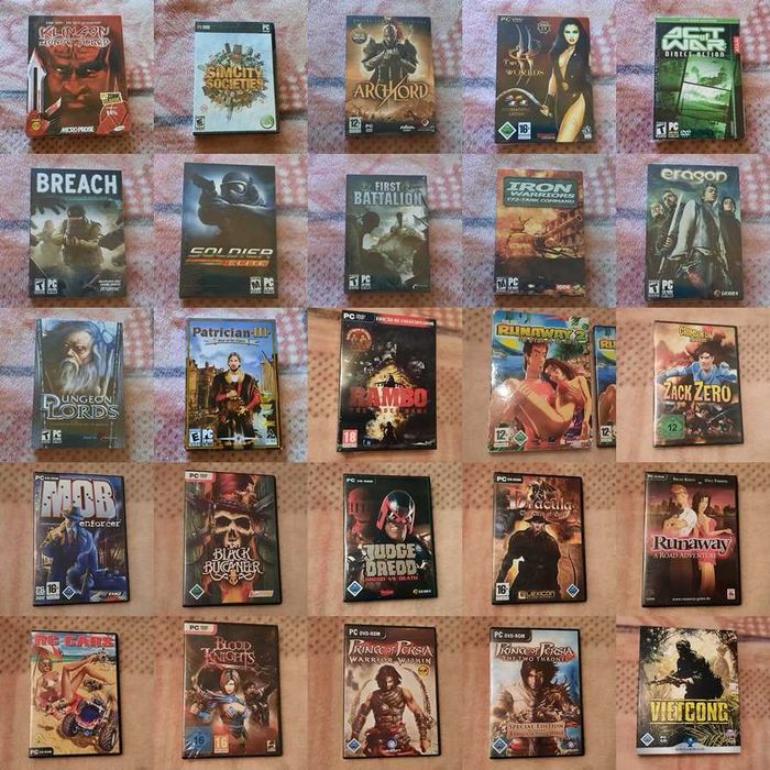 Jogos PC BIG BOX & SMALL BOX - Novos Selados & Como Novos