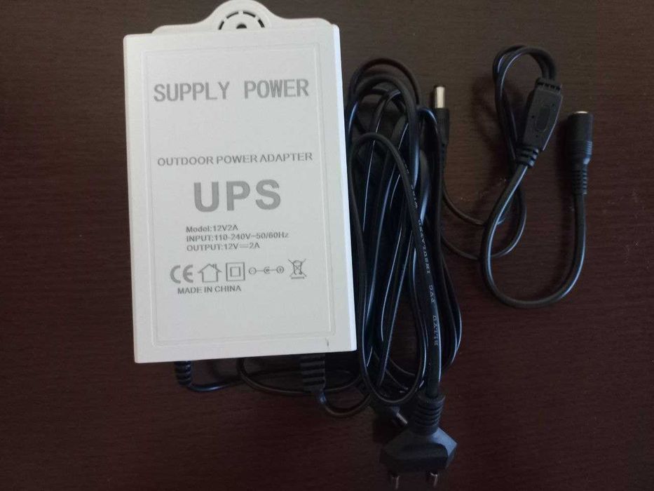 Блок живлення Wi-Fi роутера модему GPON 12V 2A міні-UPS