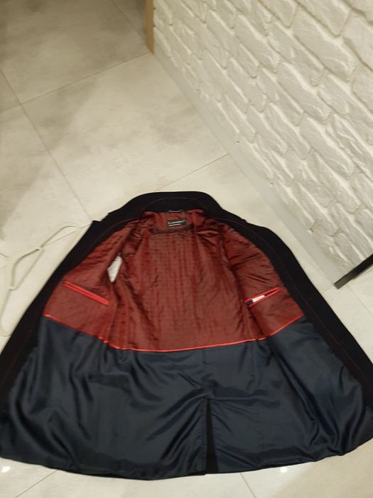 Zimowa kurtka- półpłaszcz- jak nowa