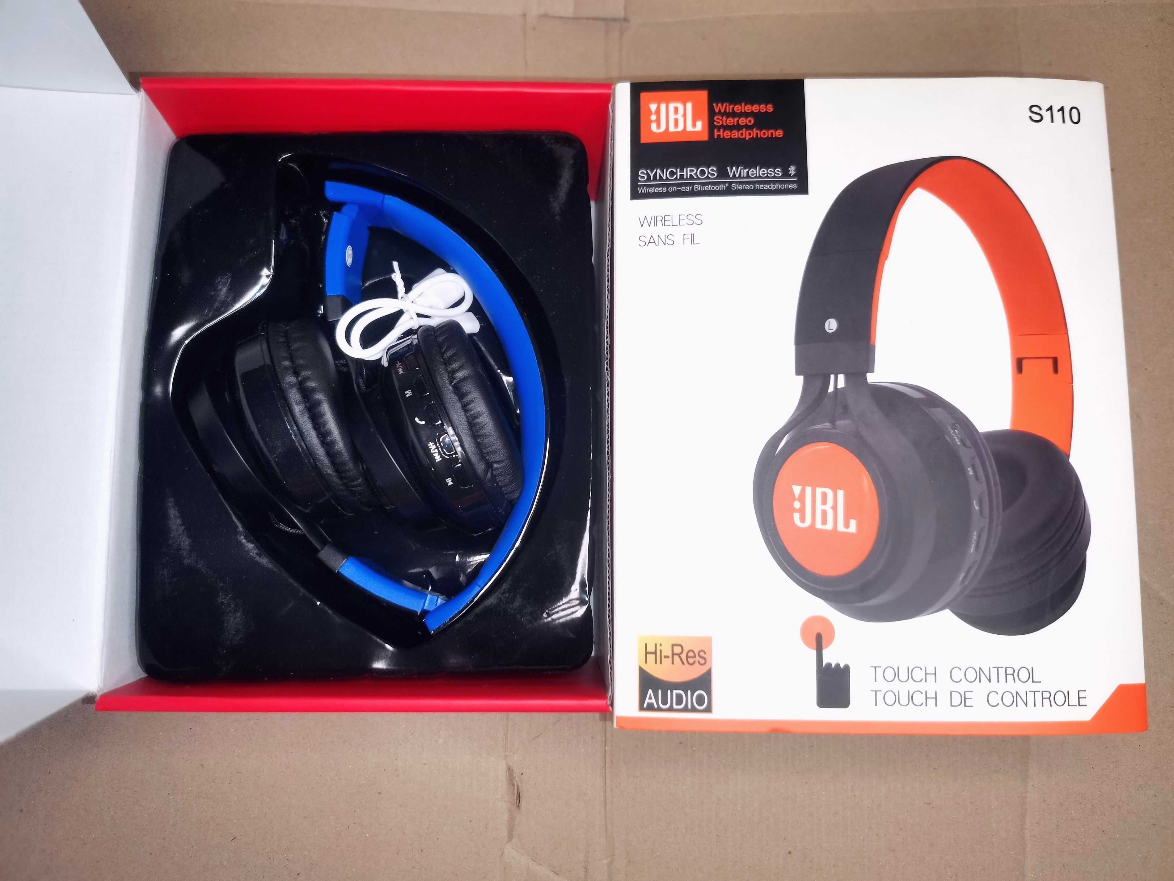 Беспроводные Блютуз наушники JBL с микрофоном и усиленными басами