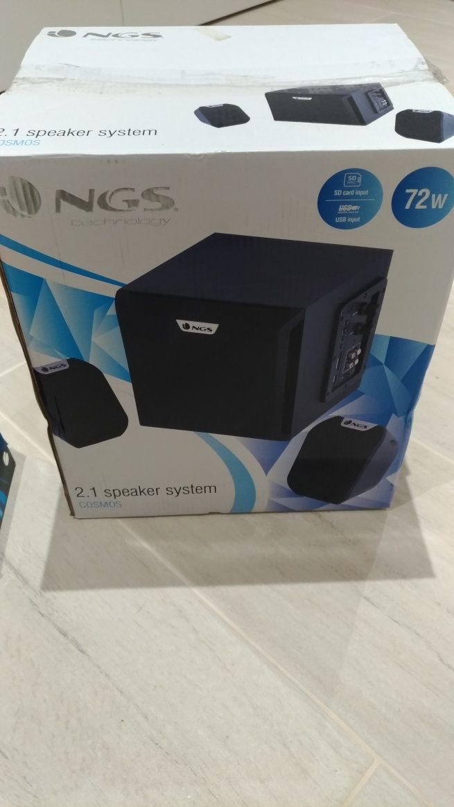 Conjunto NGS Mouse+ cooler + sistema som.2.1