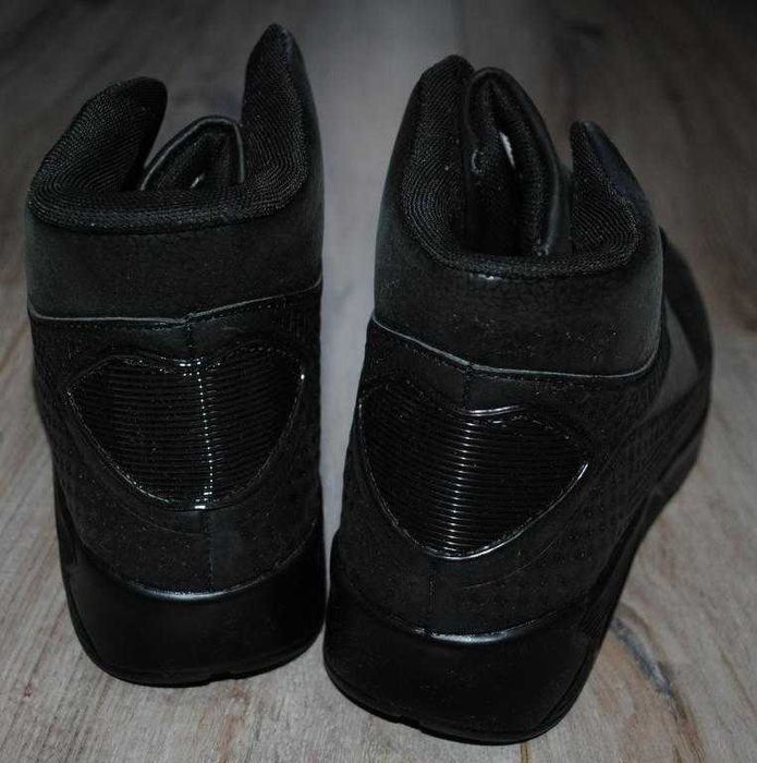 Демісезонні високі кросівки хайтопи еко шкіра унісекс 39 р. 25,5 см .