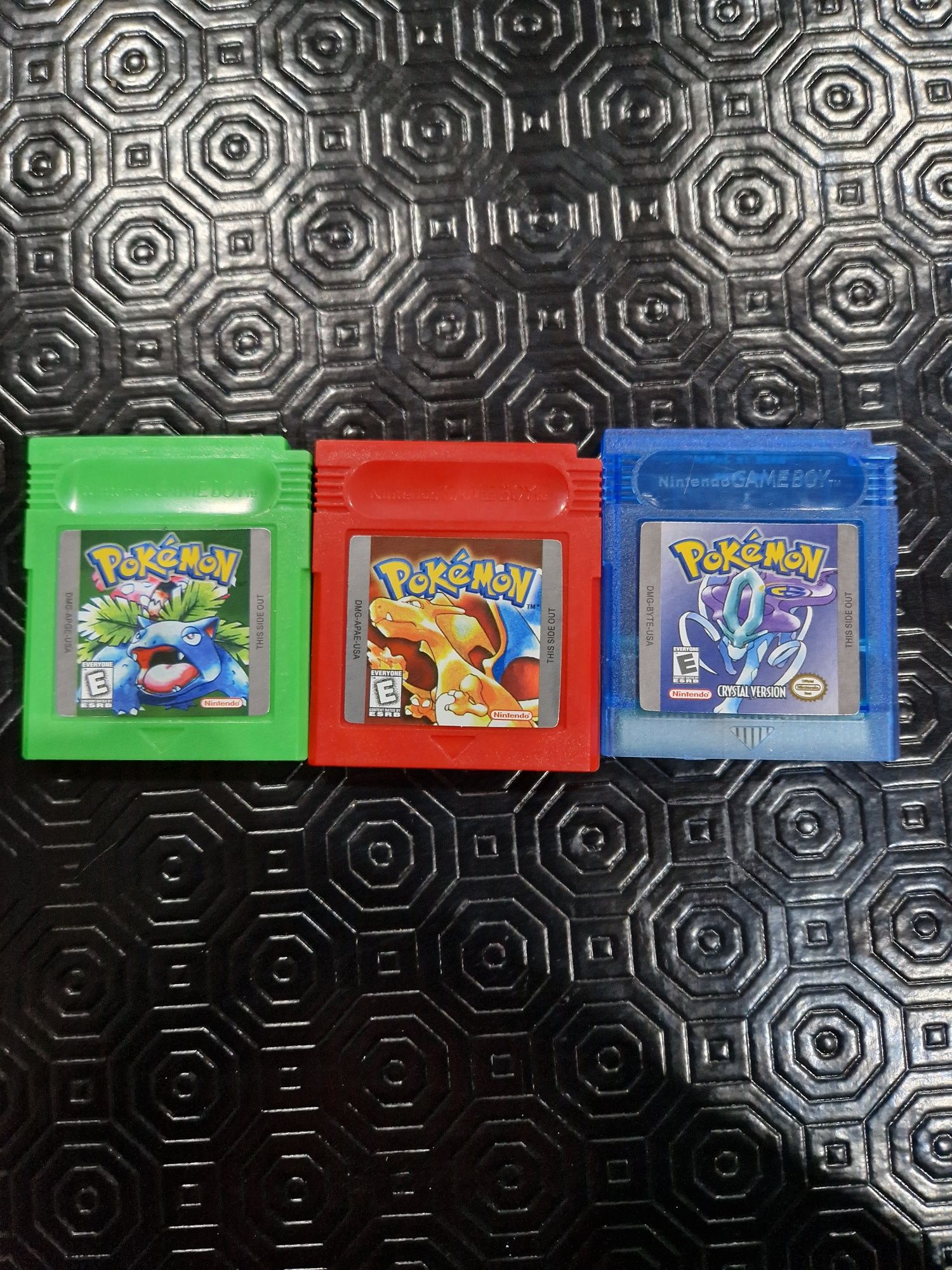 Pokémon crystal verde e vermelho