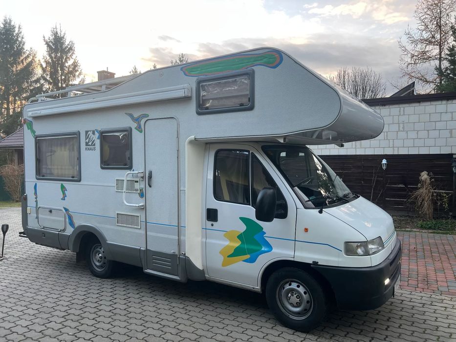 Fiat Ducato  Fiat Ducato Knaus 2.8 JTD - suchy, zadbany, od kamperowców