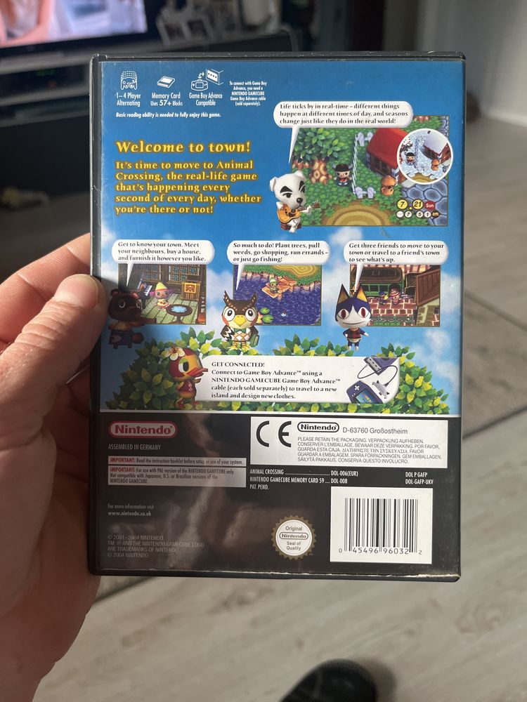 Animal Crossing Nintendo GameCube – wersja PAL + Memory Card 59