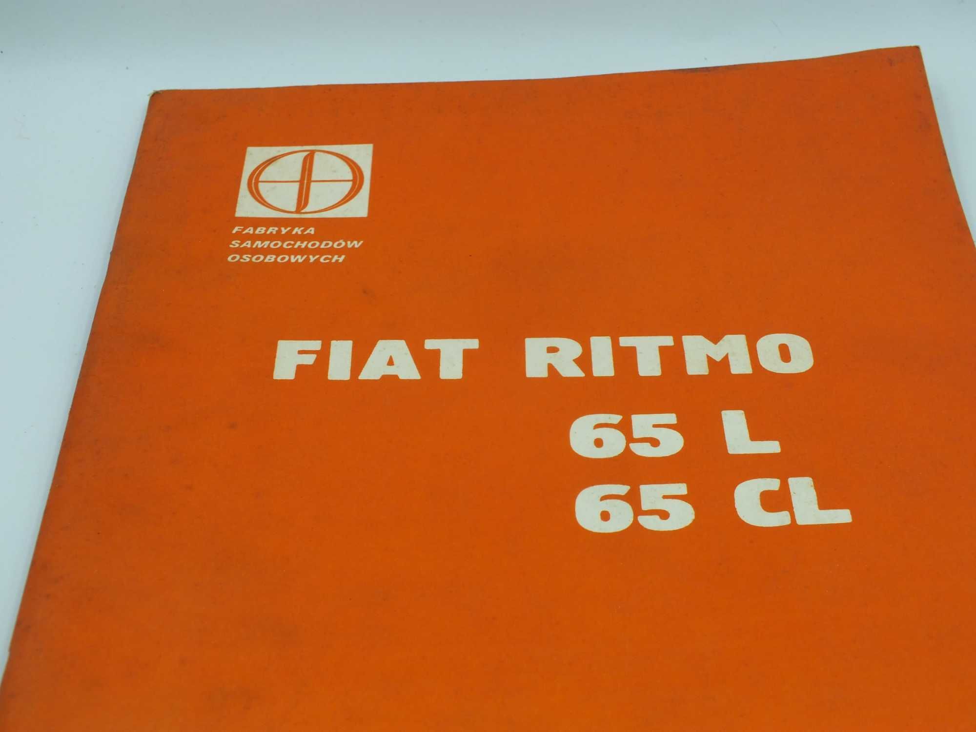 FSO instrukcja napraw FIAT RITMO 65 L  UNIKAT