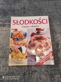 Książka kulinarna słodkości