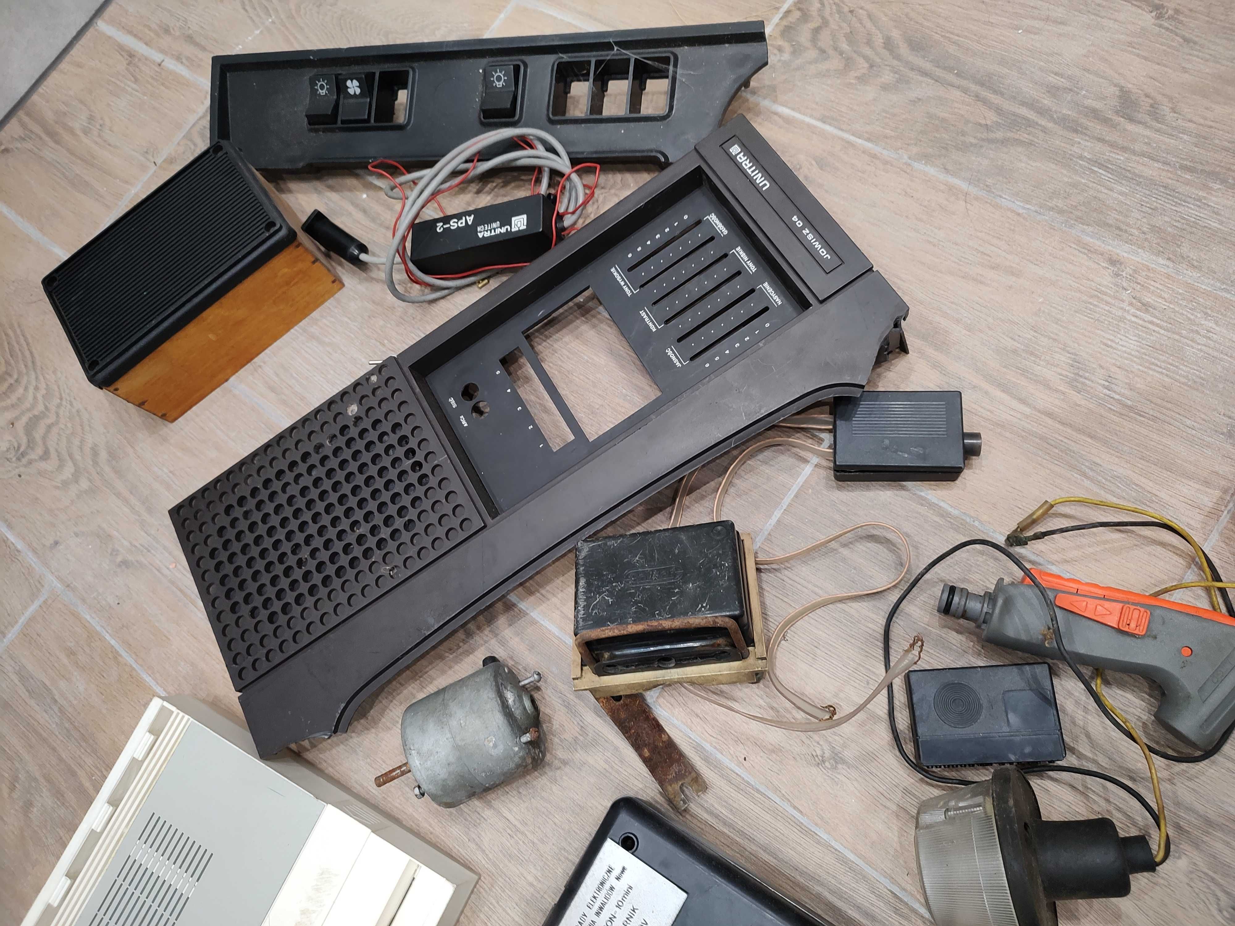 Starodawna elektronika interfon, UNITRA,polkat,elstern rzeczy prl
