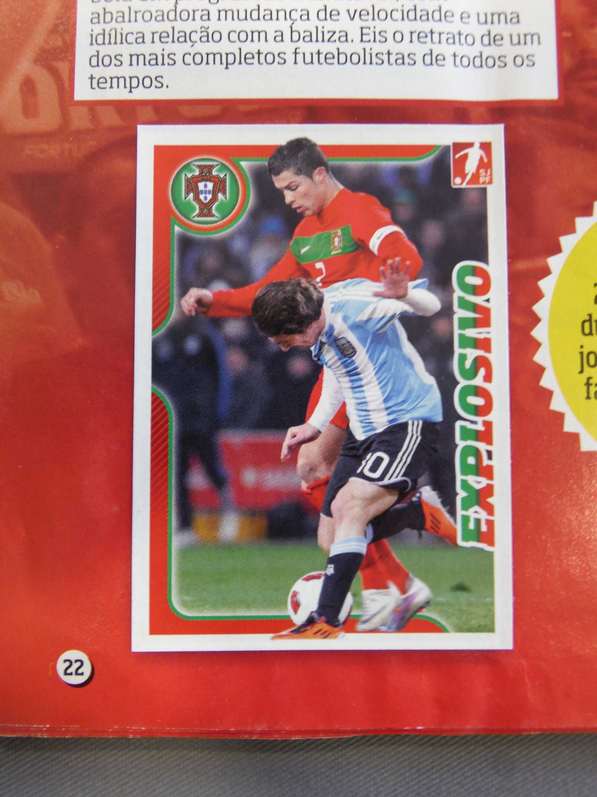 Caderneta Completa Panini Portugal de Ouro 2011