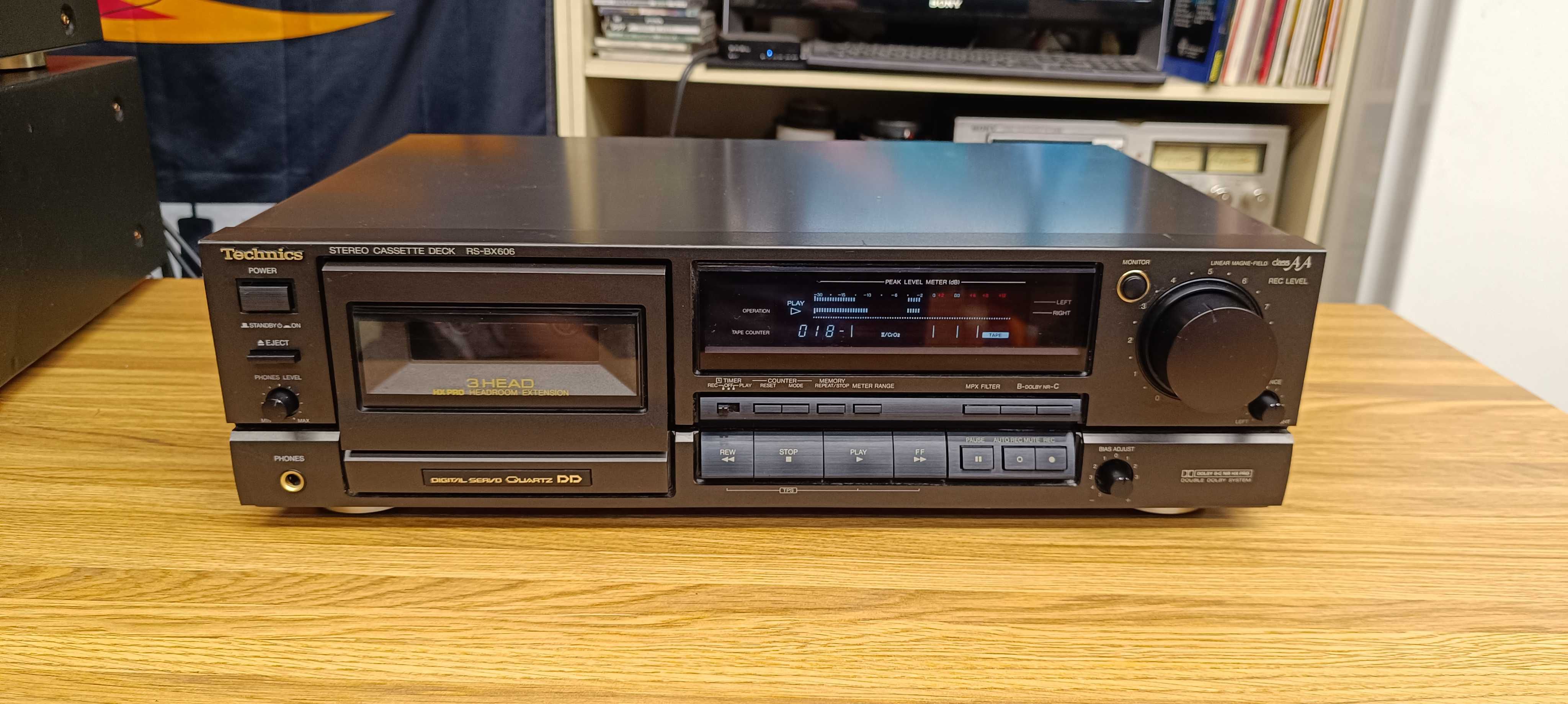 Кассетна дека Technics RS-BX606  (відео роботи !!)