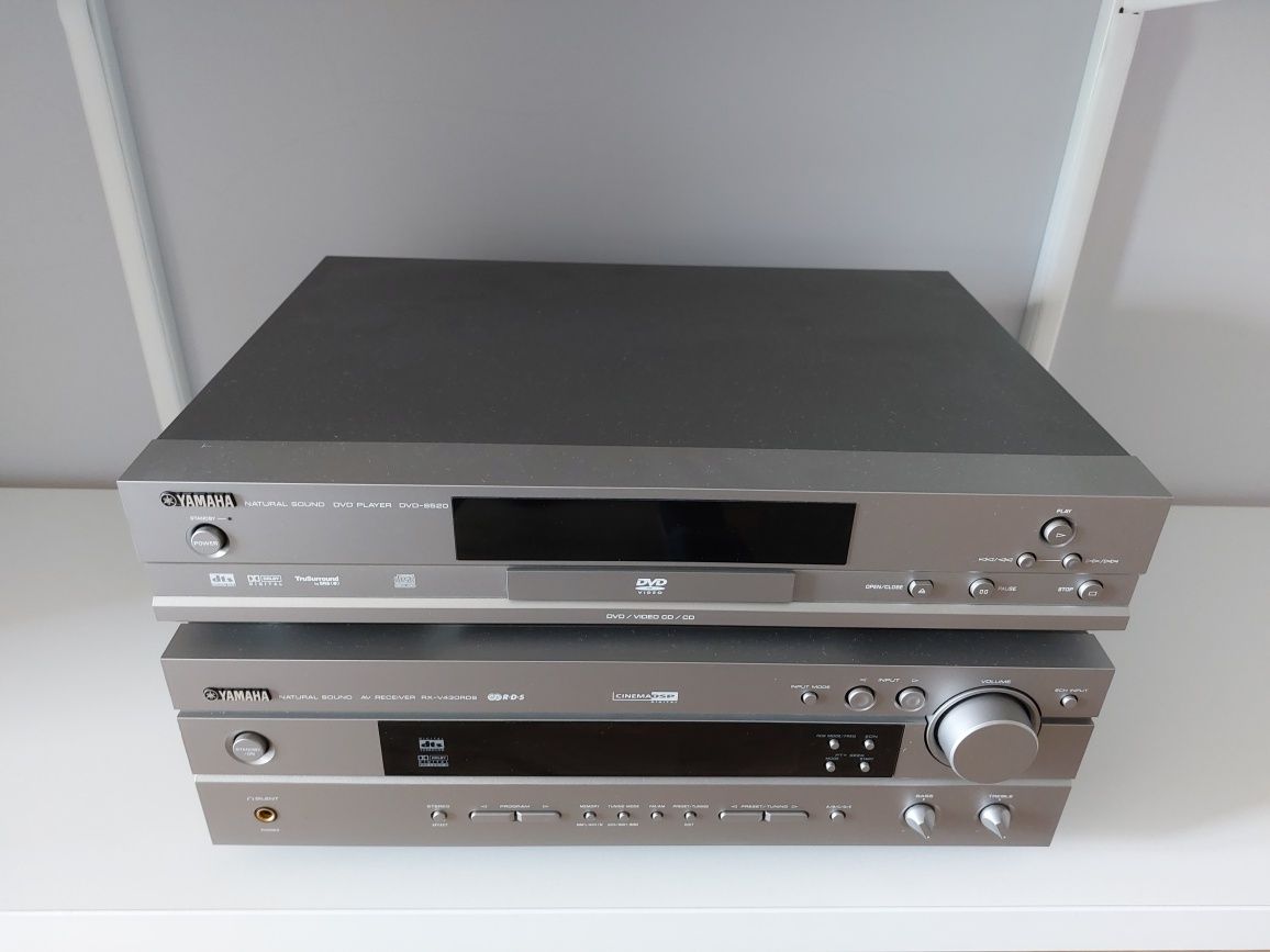 Amplituner Yamaha RX-V430 RDS+DVD S520 stan idealny