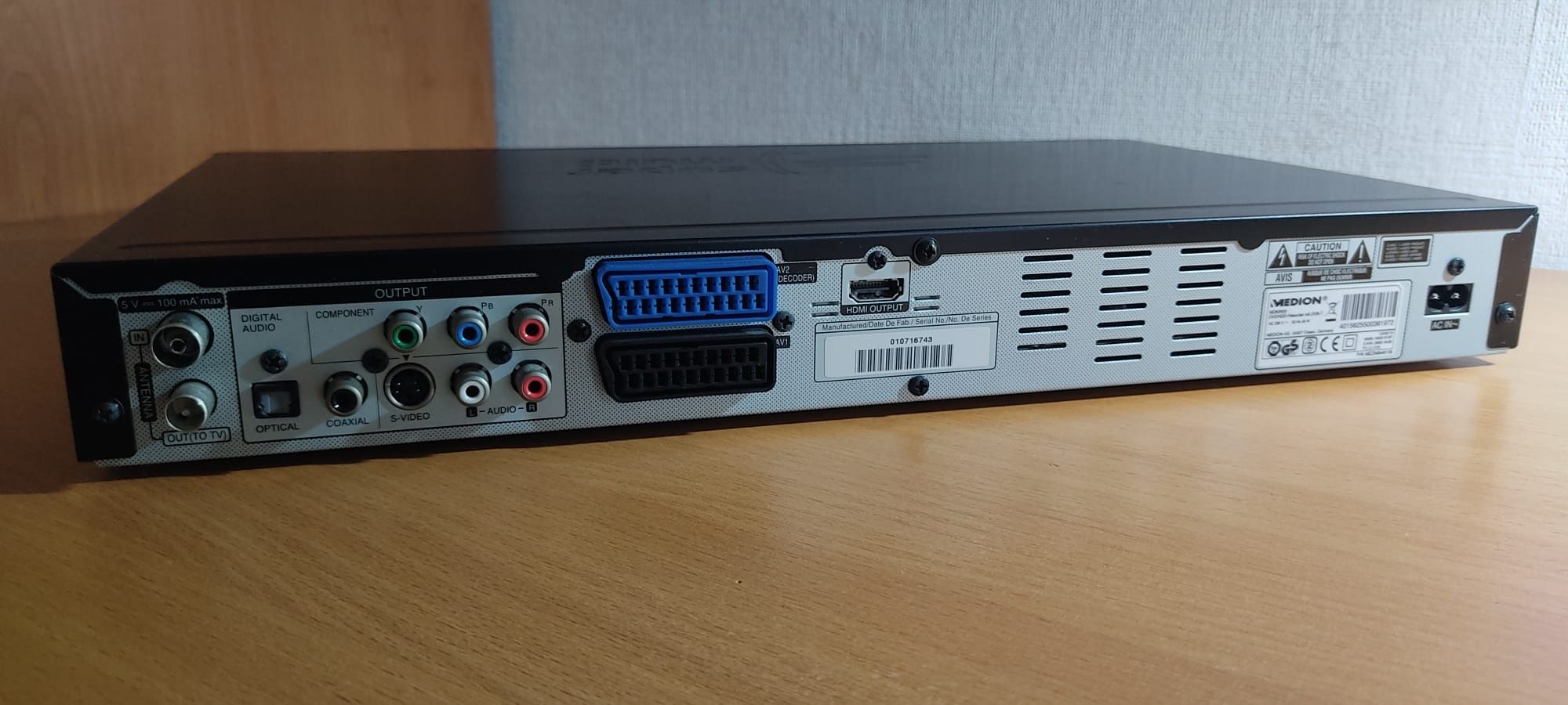 Medion Recorder DVD/HDD z DVB-T – nagrywanie TV! Brak pilota