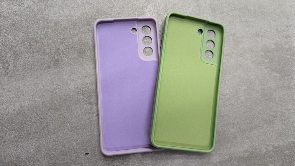 Противоударный чехол Samsung S21 FE Чохол Софт Тач з візерунком