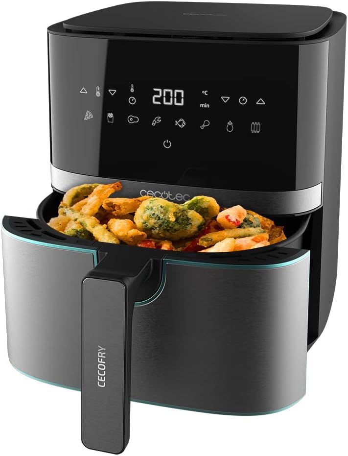 Frytkownica beztłuszczowa Cecotec Cecofry,  Full InoxBlack 5500 Pro