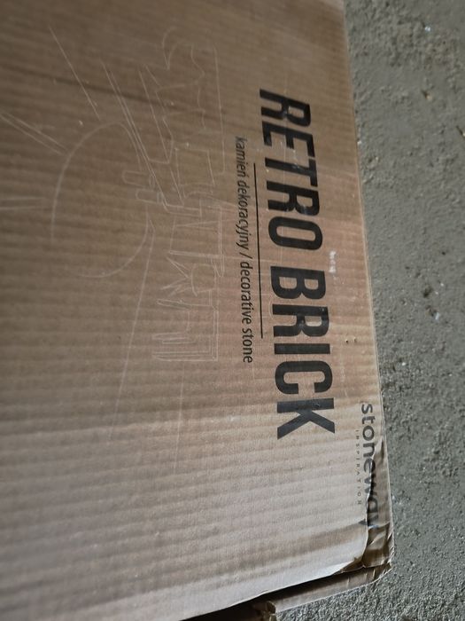 Cegła betonowa Retro Brick 3 paczki po 0,38