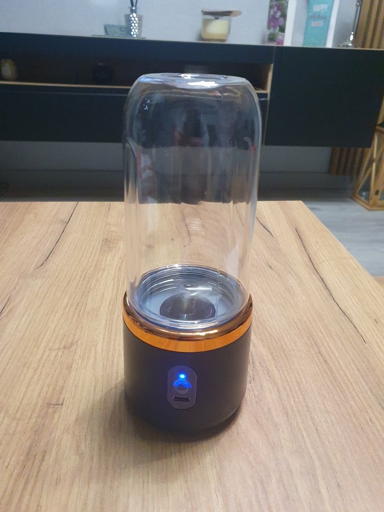 Nowoczesny przenośny blender USB 400ml stal nierdzewna NOWY
