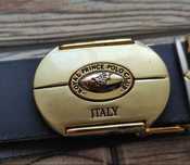 Шкіряний ремінь пояс Royal Prince Polo Club Italy Кінний Спорт