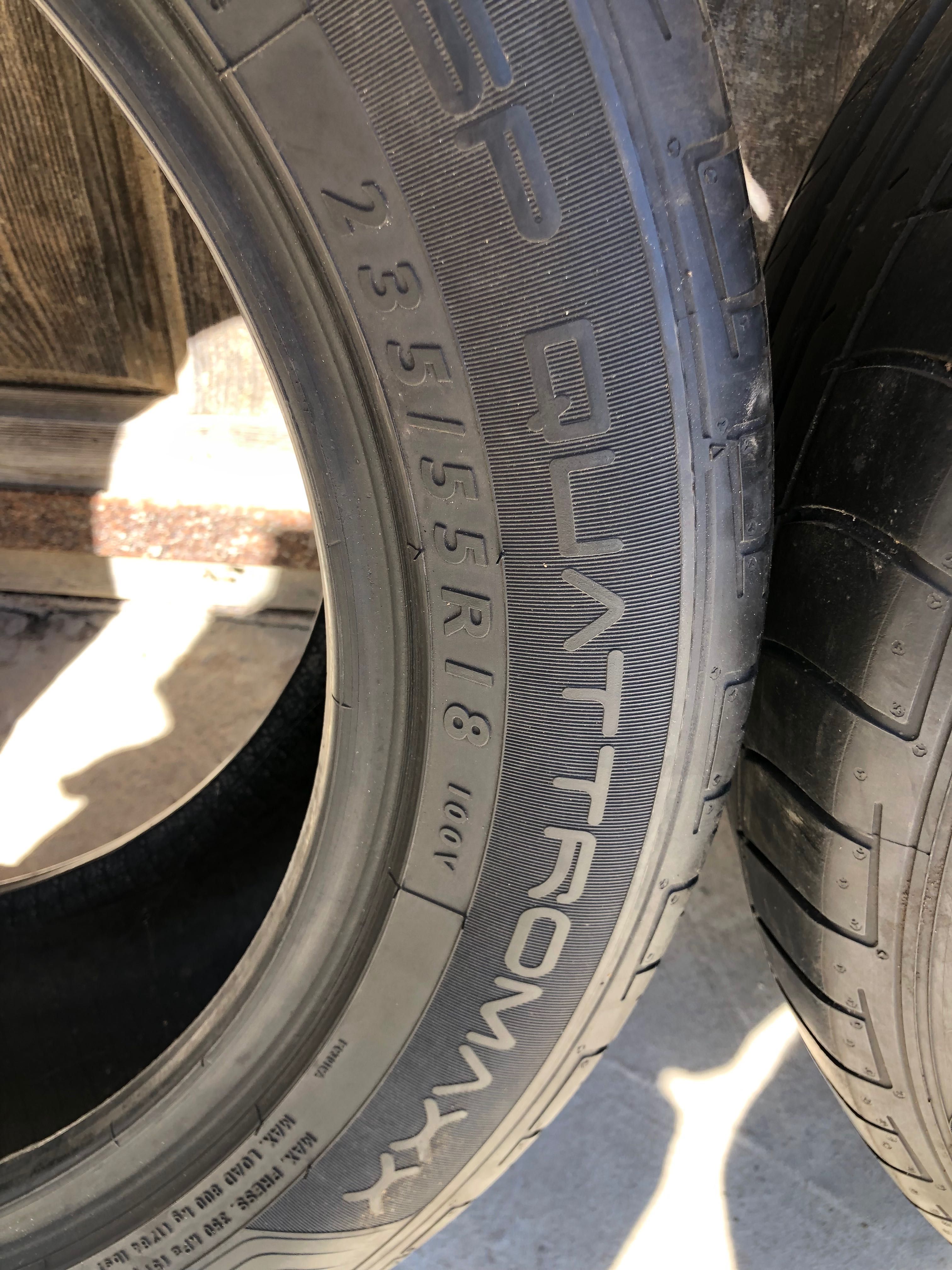 Шини 235/55r18 літо