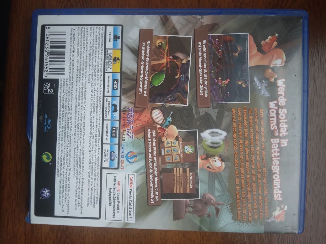 PS4 Worms Battlegrounds