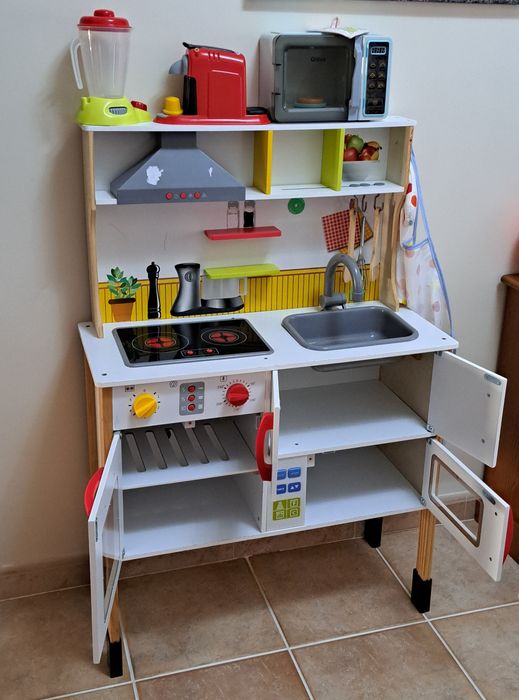 Cozinha de brincar com acessórios