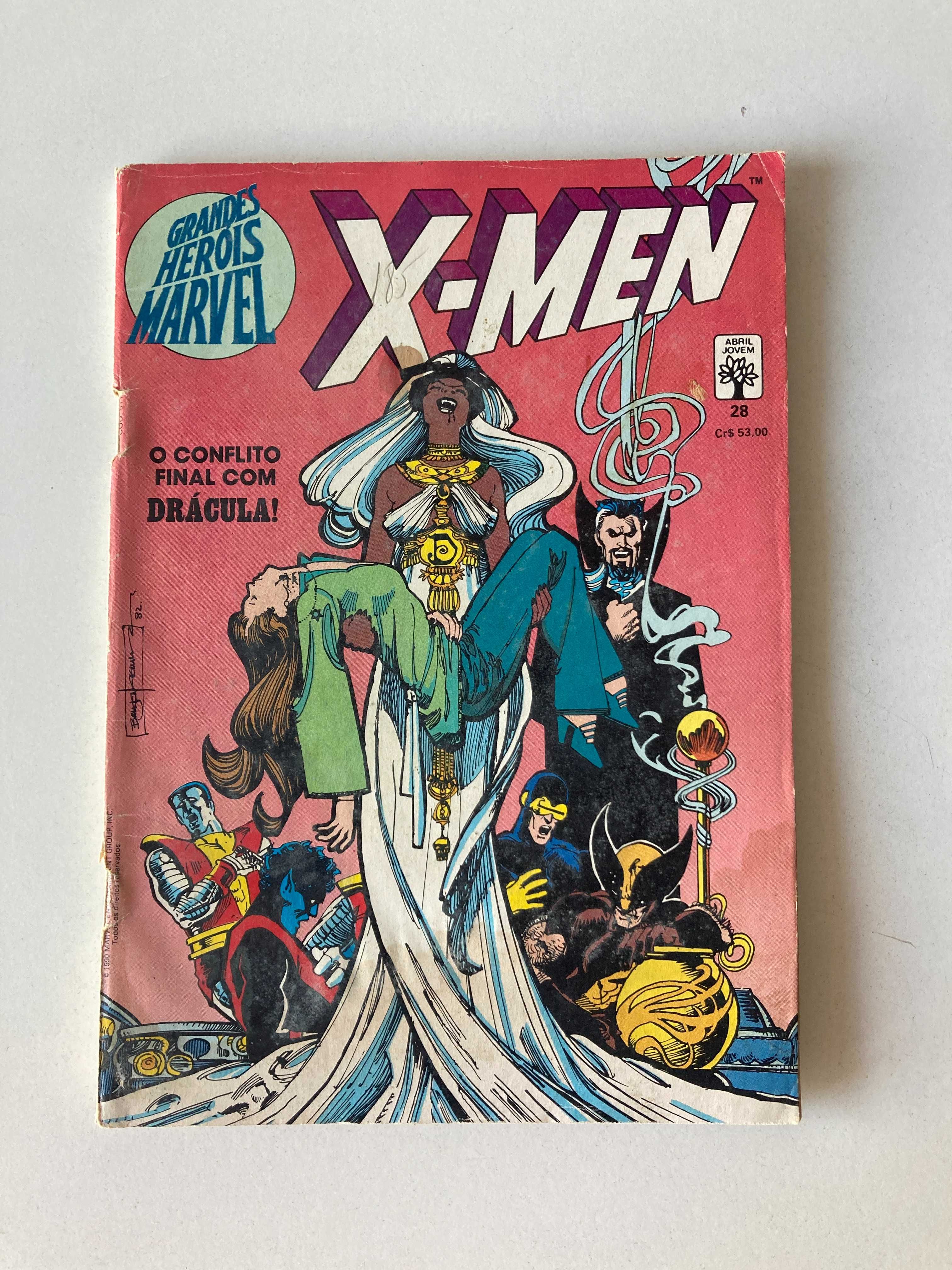 Grandes Herois Marvel - X-Men Nº 28 (1990) - HQ Banda desenhada PT/BR