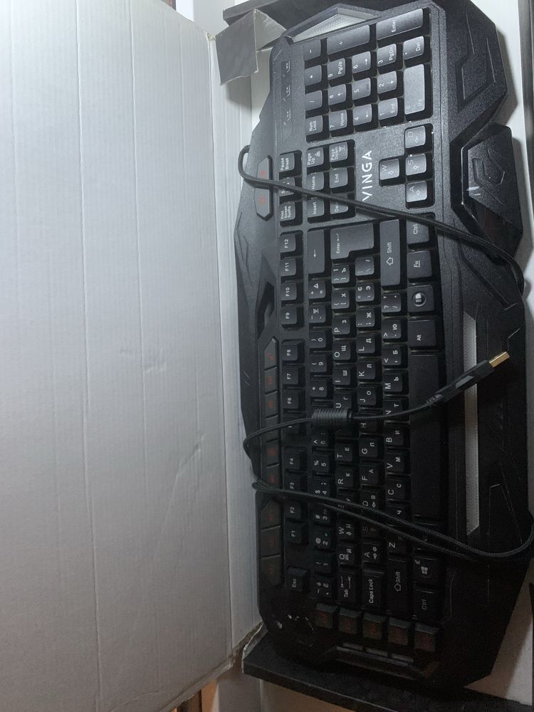 Клавіатура vinga KBG417 black