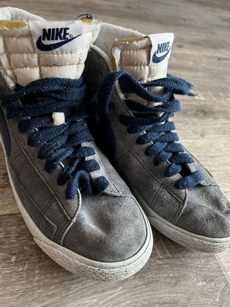 Високі кеди высокие замша  nike р.39