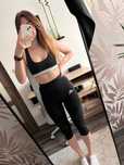kolarki legginsy leginsy czarne Adidas z wycięciami rybaczki sportowe