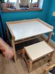 Biurko i krzesło Flisat Ikea