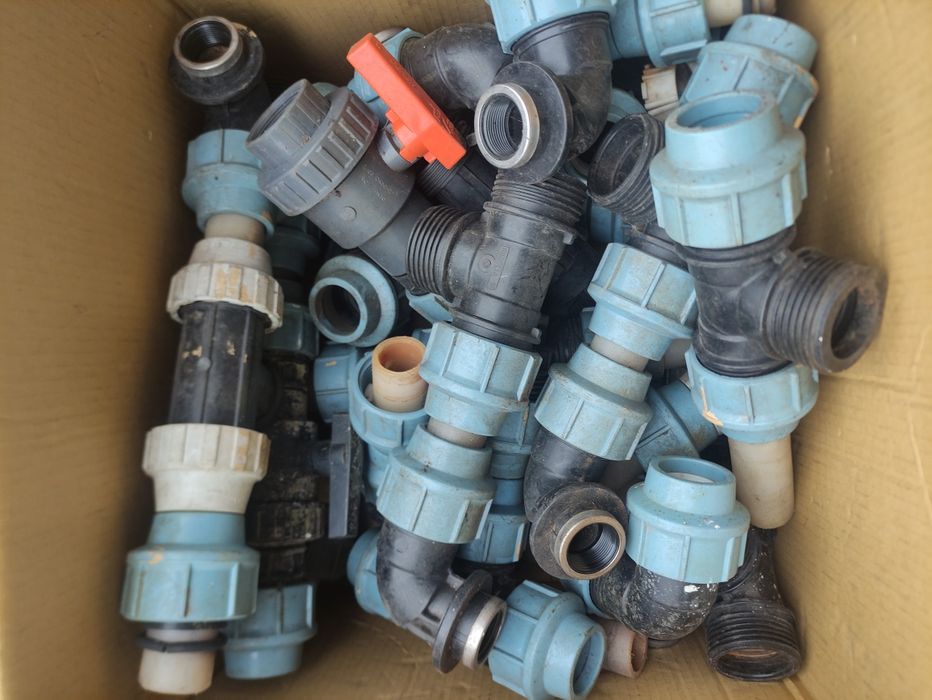 Ksztaltki trójniki, zawory, kolana do rur PE 50mm - 1 szt