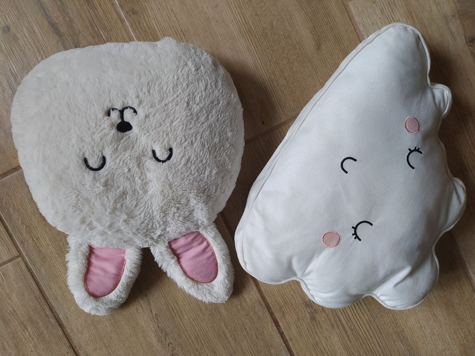 2 Poduszki chmurka króliczek