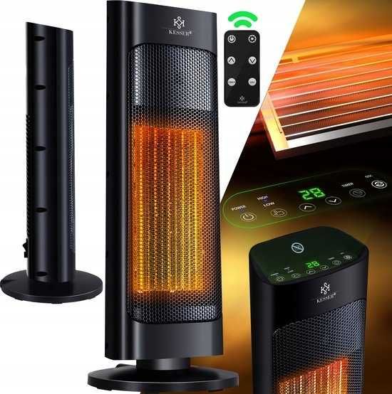 Termowentylator, farelka, piec kolumnowy KESSER z pilotem