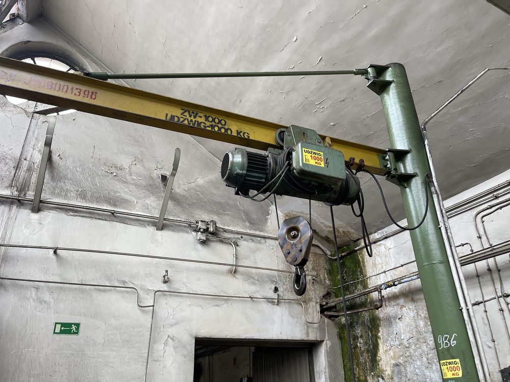 Żuraw warsztatowy 1000kg żurawie UDT
