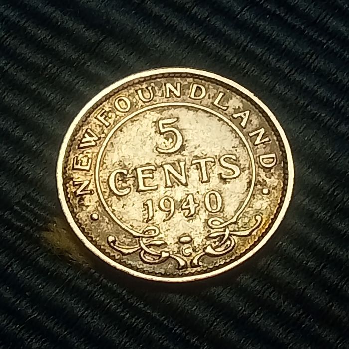 moeda prata 5 cents 1940