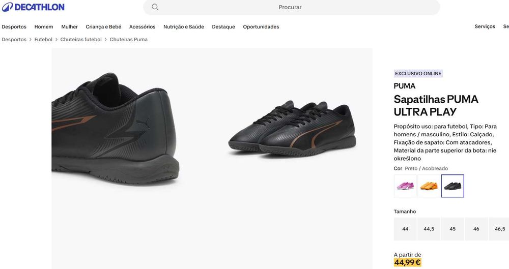 CHUTEIRAS PUMA Ultra Play  44,5