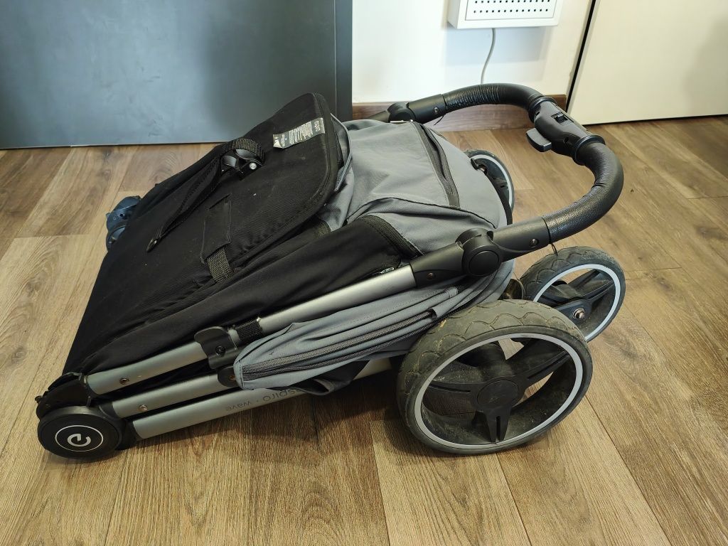 Spacerówka Espiro Wave 2023 Wózek Spacerowy 217 Anthracite Stone