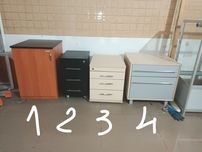 Тумба на регулируемых ножках две шухляды