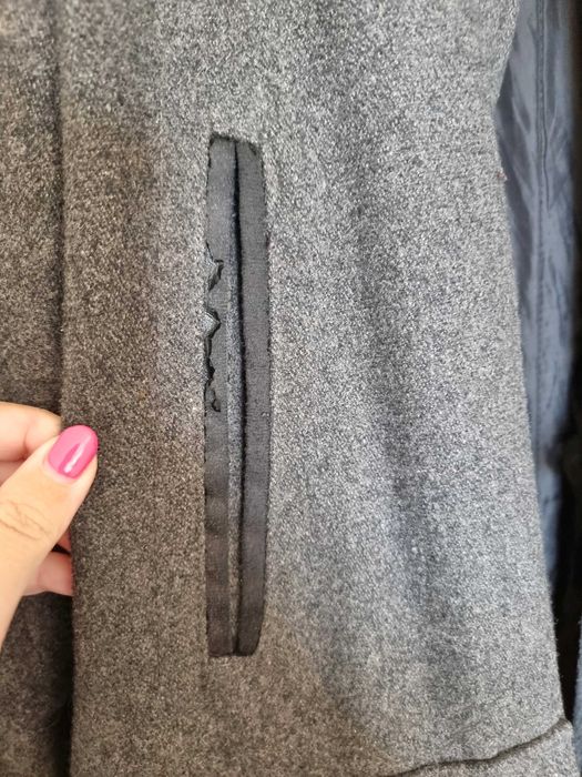 Casaco cinzento Loco Luxo, tamanho L