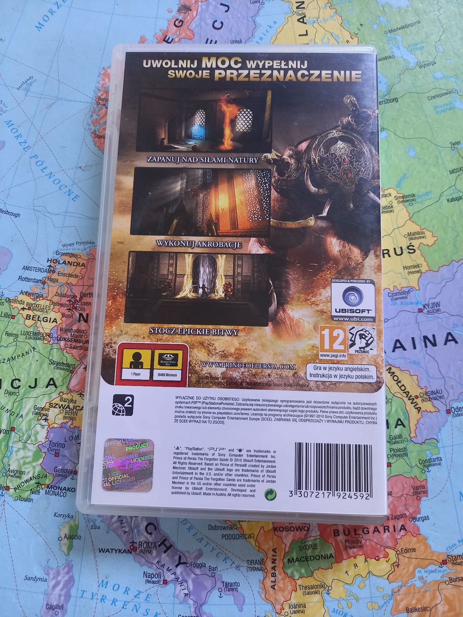 Gra Sony psp prince of persia zapomniane piaski