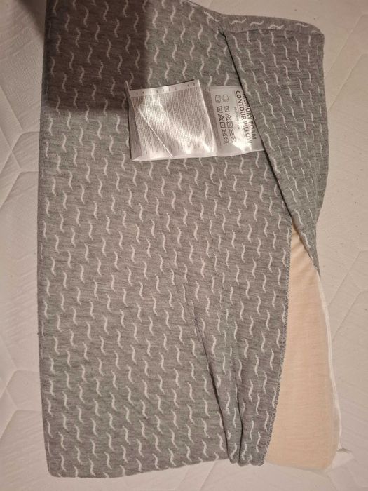 Подушка WELLPUR KVINA серая 30x50x10/7см