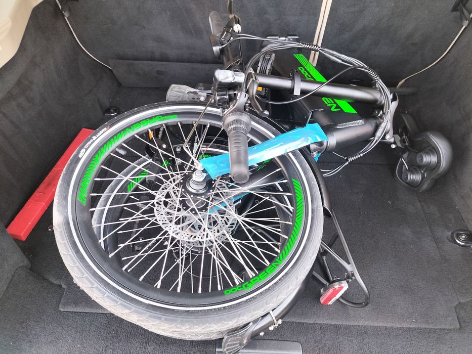 Rower elektryczny Doc Green, koła 20" , nowy , składany , bateria 15,5