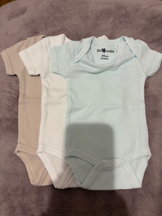 Ubranka 56 dla noworodka, 9 sztuk