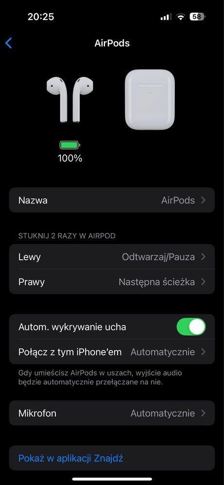 Apple Air Pods Oryginalne