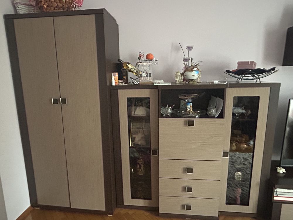 Meble do salonu: witrynka, szafka pod tv, komoda, szafka wisząca