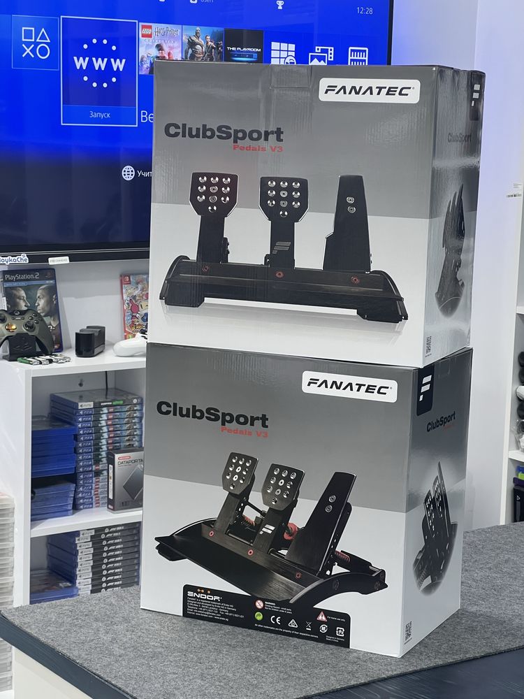 Ігрові педалі Fanatec ClubSport Pedals V3 (NEW!) В наявності! Магазин!