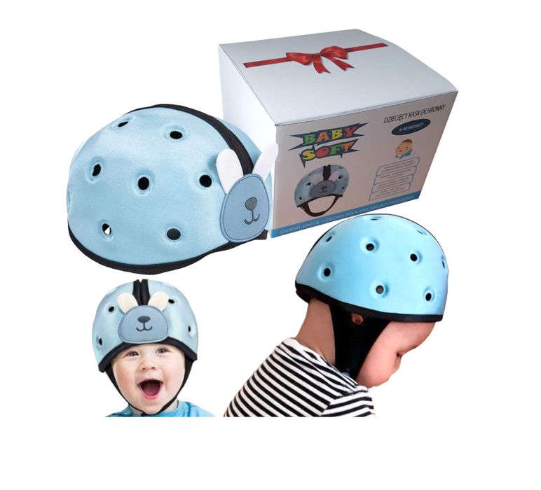KASK DLA NIEMOWLĄT do nauki chodzenia raczkowania zabawy od 6 msc